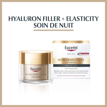 EUCERIN HYALURON FILLER ELASTICITY SOIN DE NUIT – 50 ML
