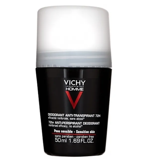 Vichy Homme Déodorant Anti-transpirant 72H – 50 ml