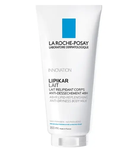 LA ROCHE-POSAY LIPIKAR LAIT Emolient 200ml Relipidant Corps Anti-Déssèchement